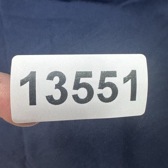 OOBE Brand Polo Shirt Men's Medium True Navy Blue Cotton Knit Long Sleeves New - Picture 15 of 15